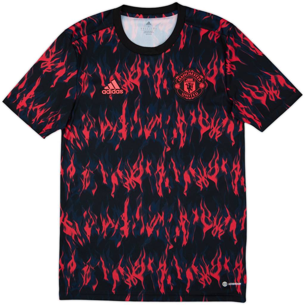 2021-22 Manchester United adidas Training Shirt - 8/10 - (S)