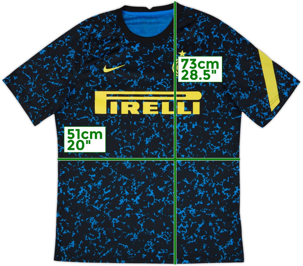 2020-21 Inter Milan Nike Training Shirt - 10/10 - (L)