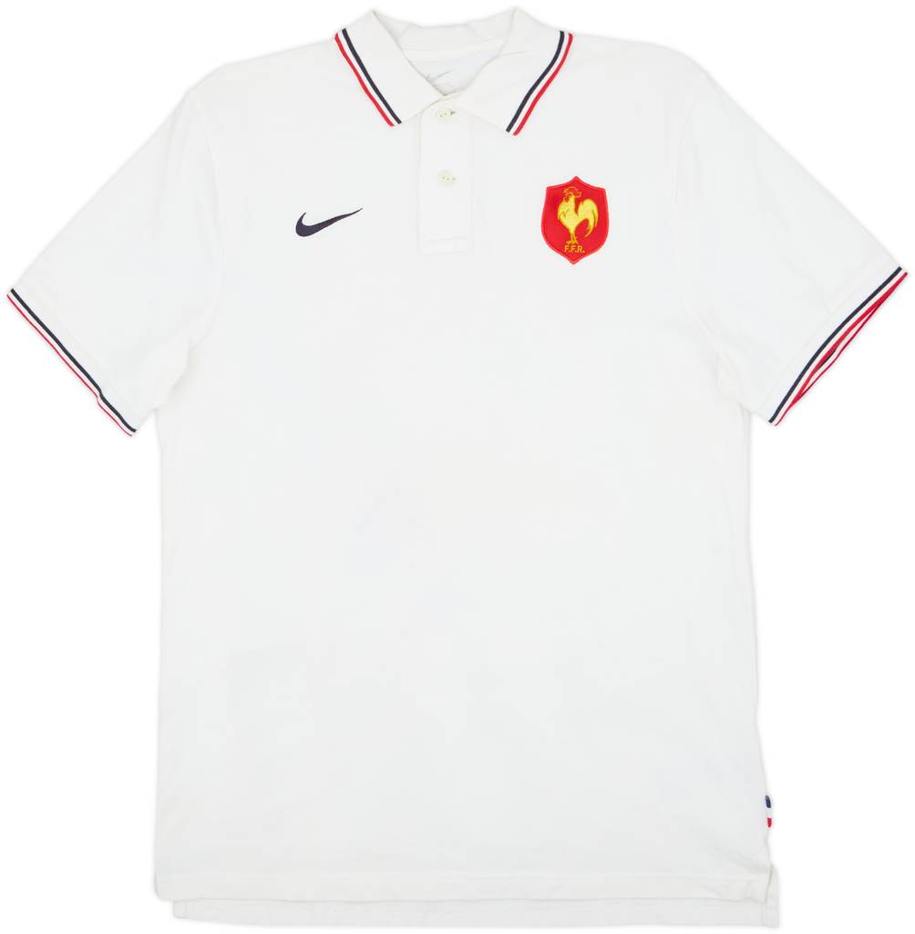 2011 France Rugby Nike Polo Shirt - 8/10 - (L)