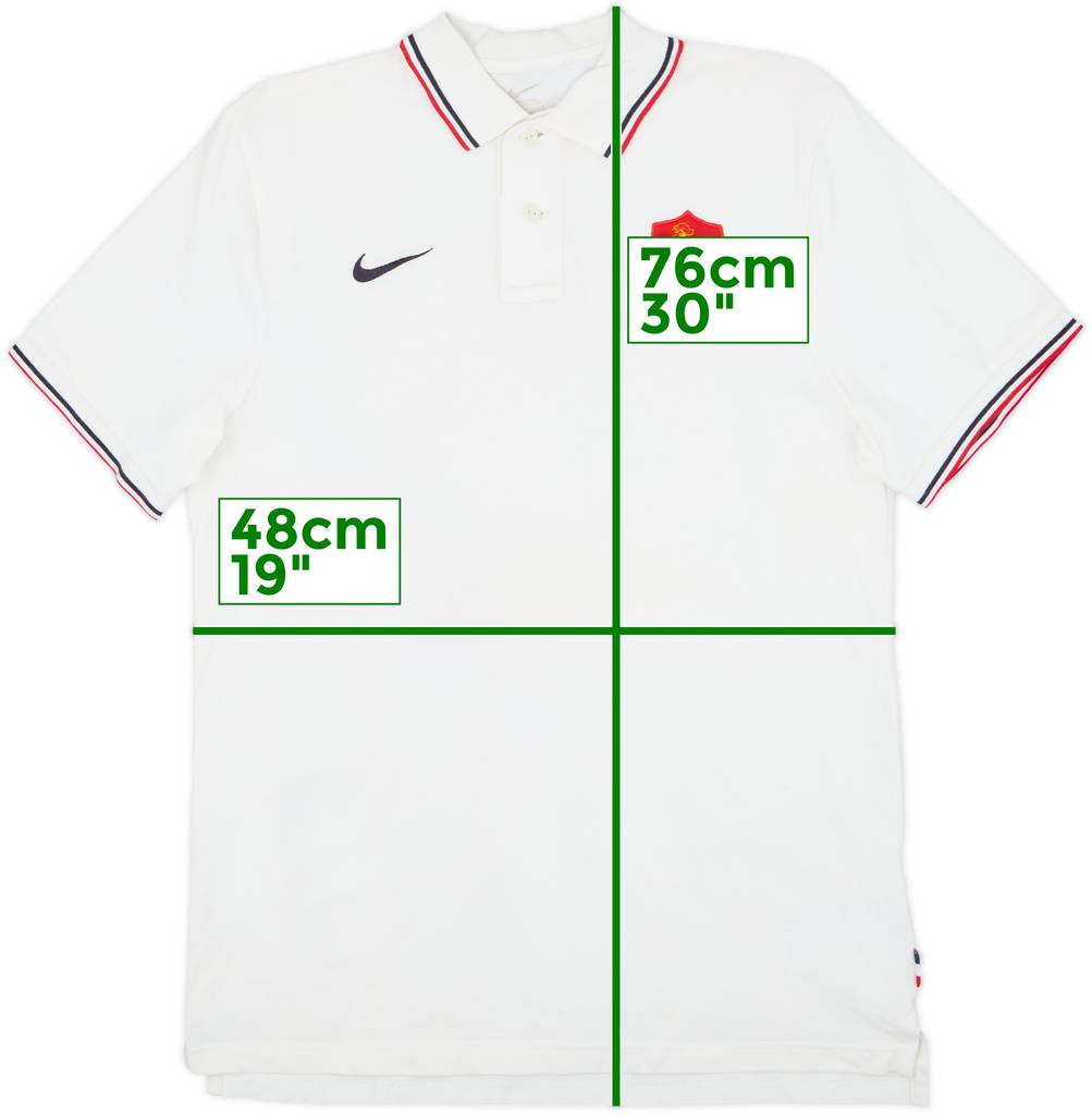 2011 France Rugby Nike Polo Shirt - 8/10 - (L)