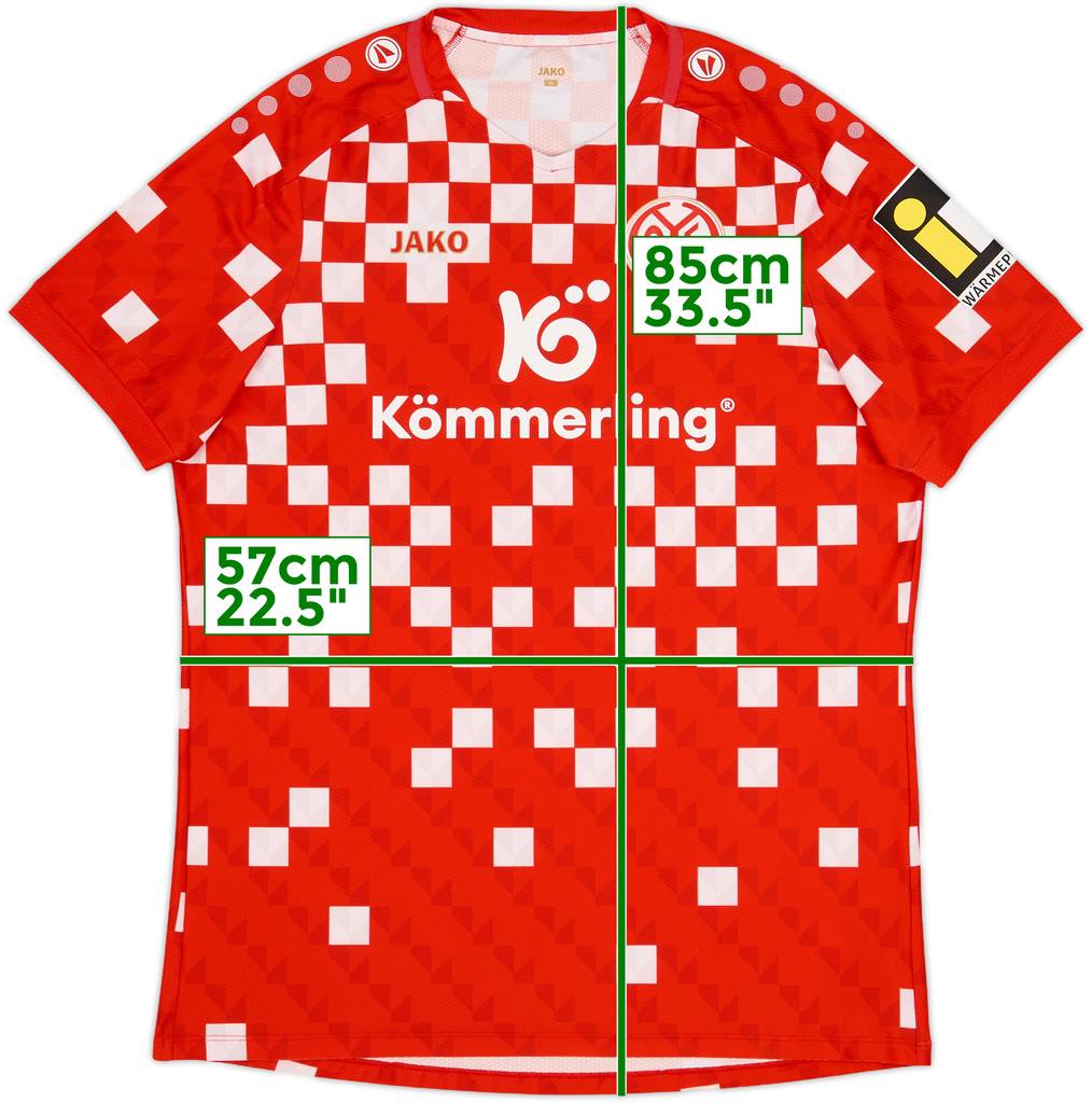 2024-25 FSV Mainz Home Shirt - 9/10 - (XL)