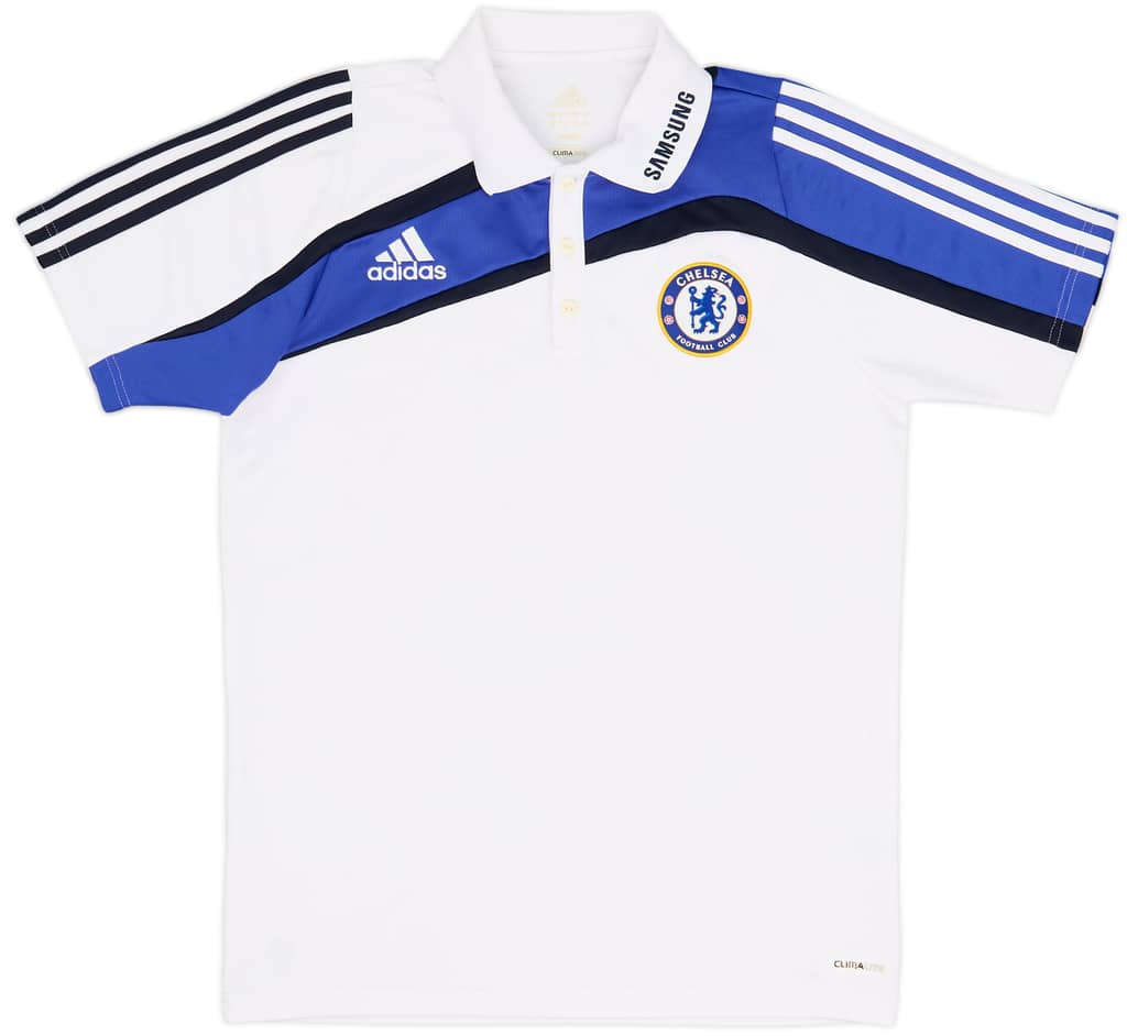 2009-10 Chelsea adidas Polo Shirt - 8/10 - (L)