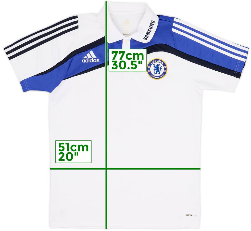 2009-10 Chelsea adidas Polo Shirt - 8/10 - (L)