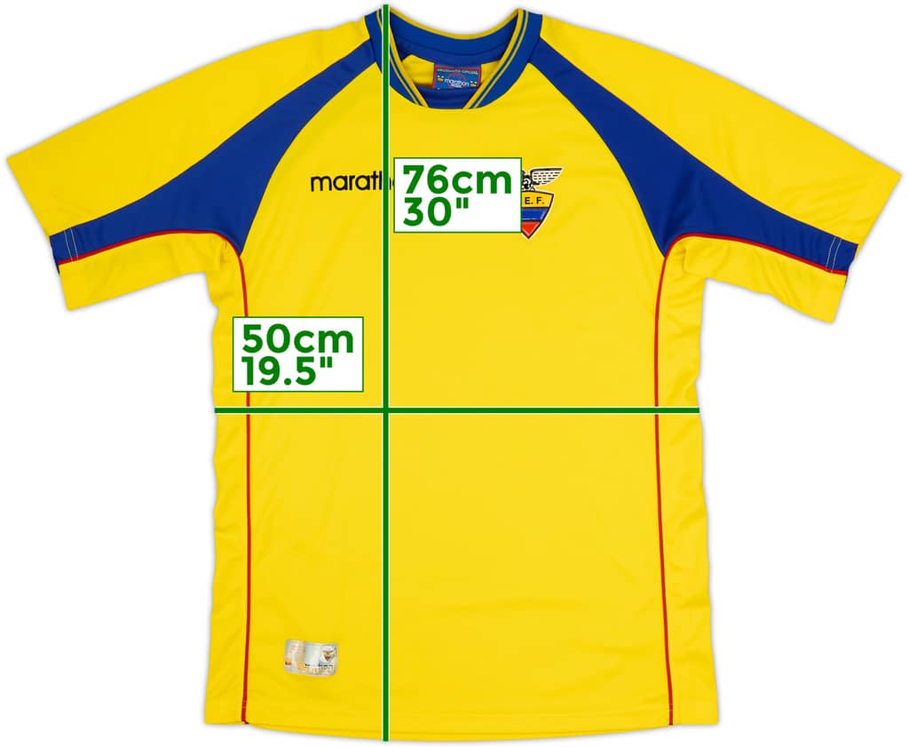 2002-03 Ecuador Home Shirt - 9/10 - (M)