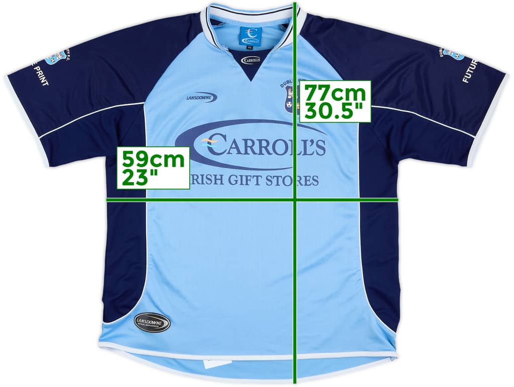 2003-04 Dublin City Home Shirt - 9/10 - (XXL)