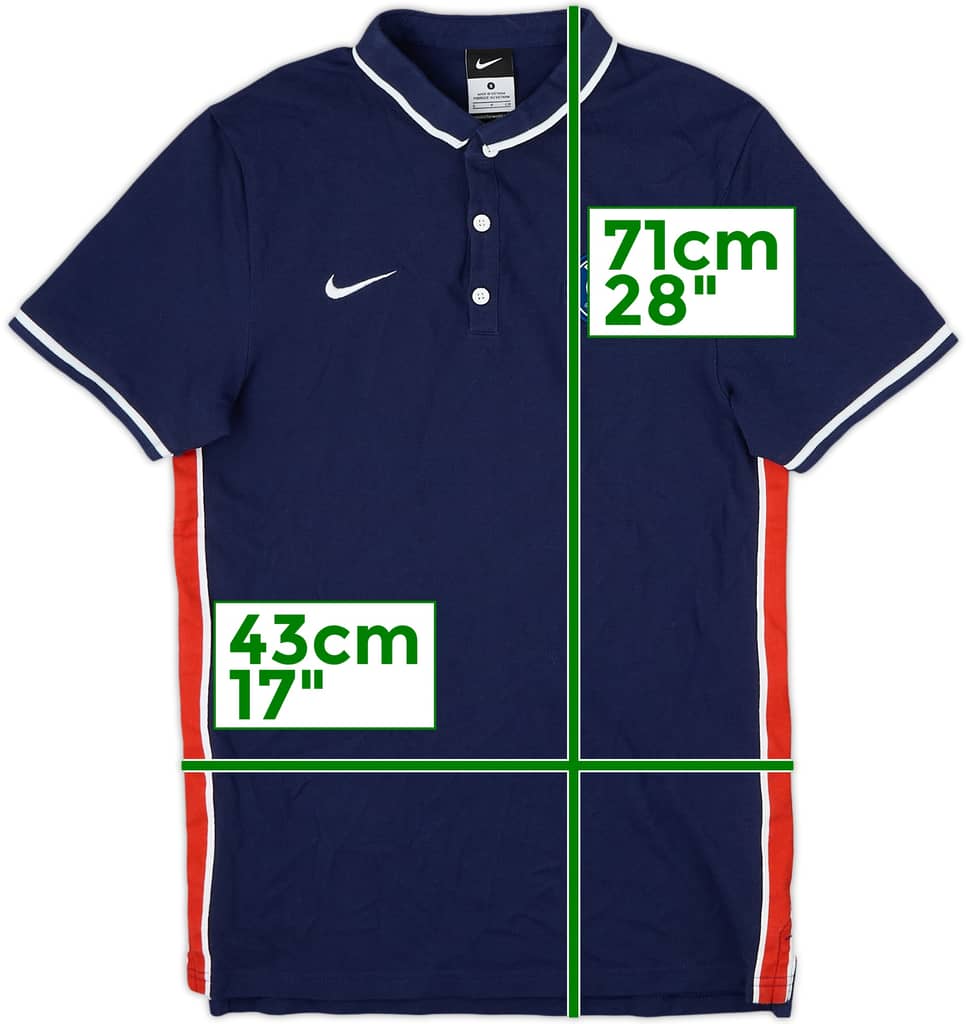 2014-15 Paris Saint-Germain Nike Polo - 8/10 - (S)