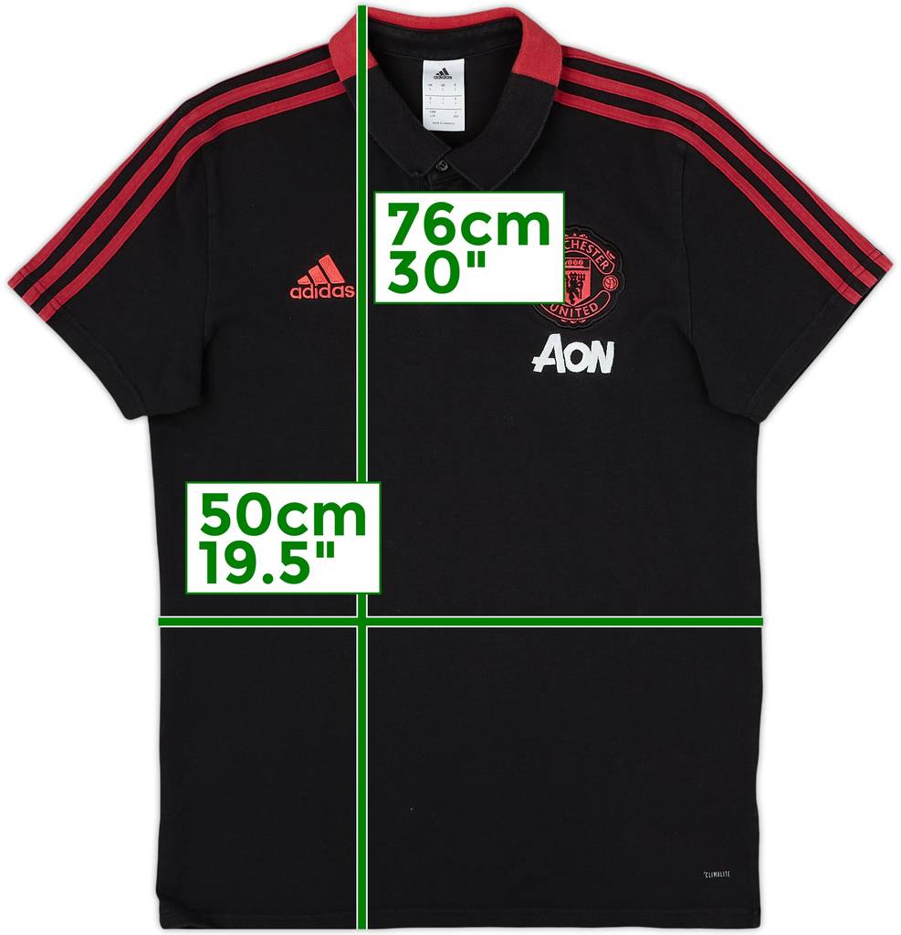 2018-19 Manchester United adidas Polo Shirt - 6/10 - (L)
