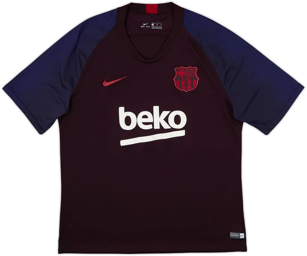 2019-20 Barcelona Nike Training Shirt - 9/10 - (XL)