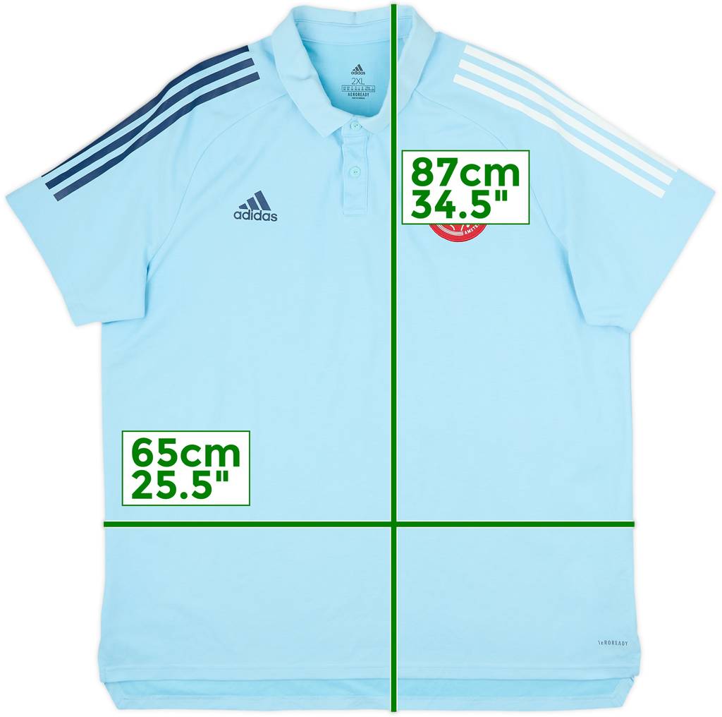Polo adidas del Ajax 2020-21 - 9/10 - (XXL)