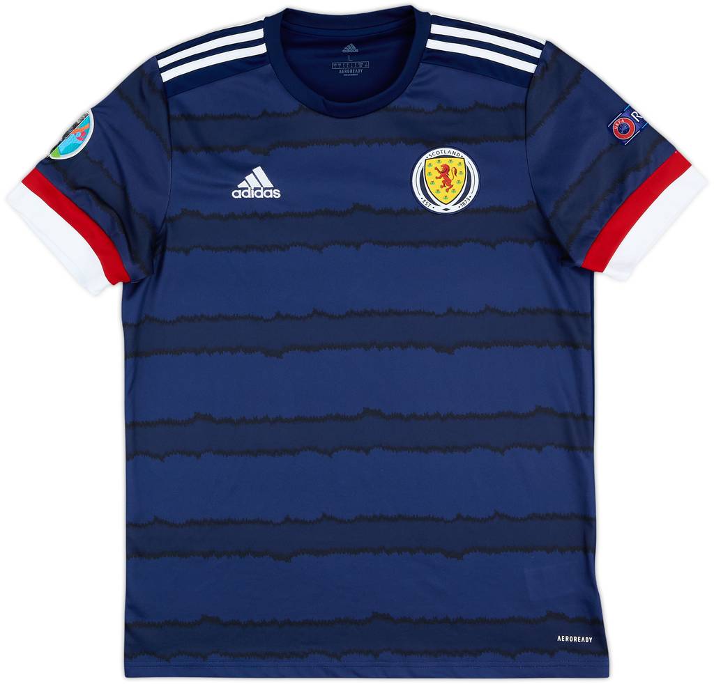 2020-22 Scotland Home Shirt - 10/10 - (L)