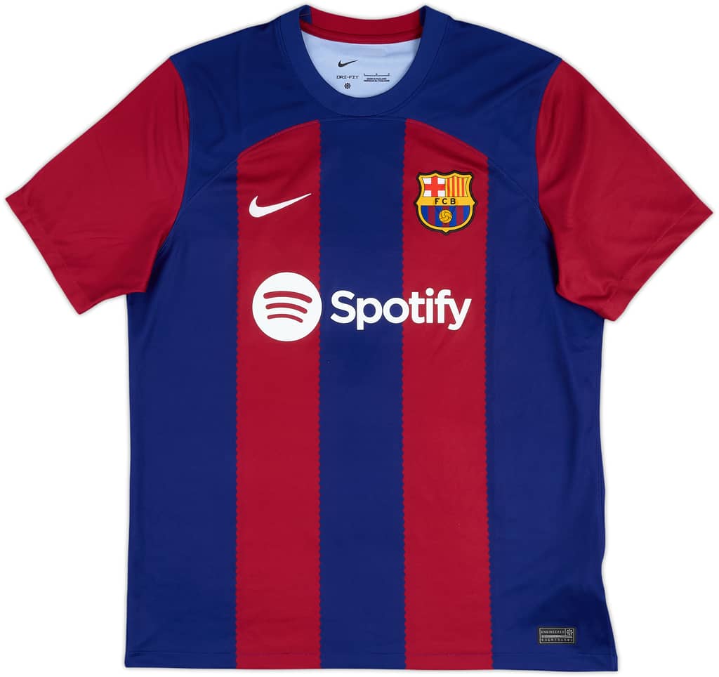 2023-24 Barcelona Home Shirt - 10/10 - (L)