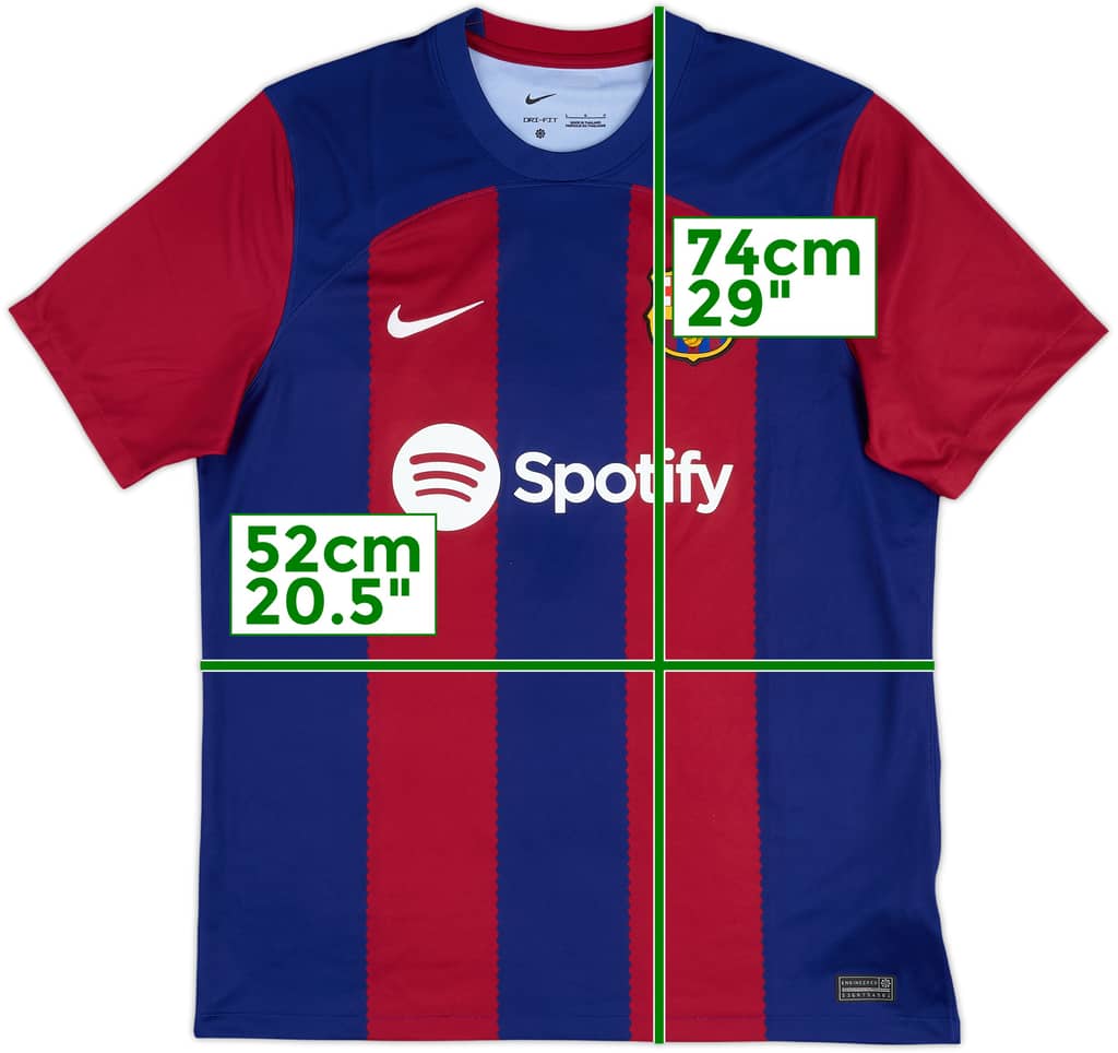 2023-24 Barcelona Home Shirt - 10/10 - (L)