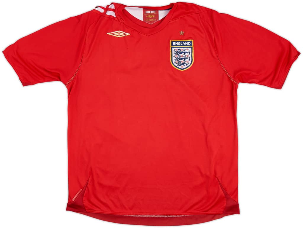 2006-08 England Away Shirt - 5/10 - (L)