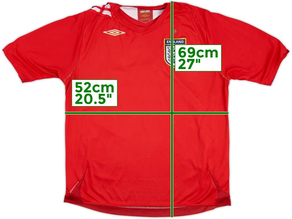 2006-08 England Away Shirt - 5/10 - (L)