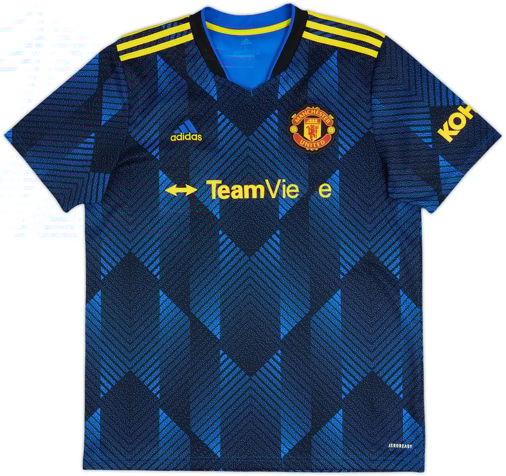 2021-22 Manchester United Third Shirt - 4/10 - (L)