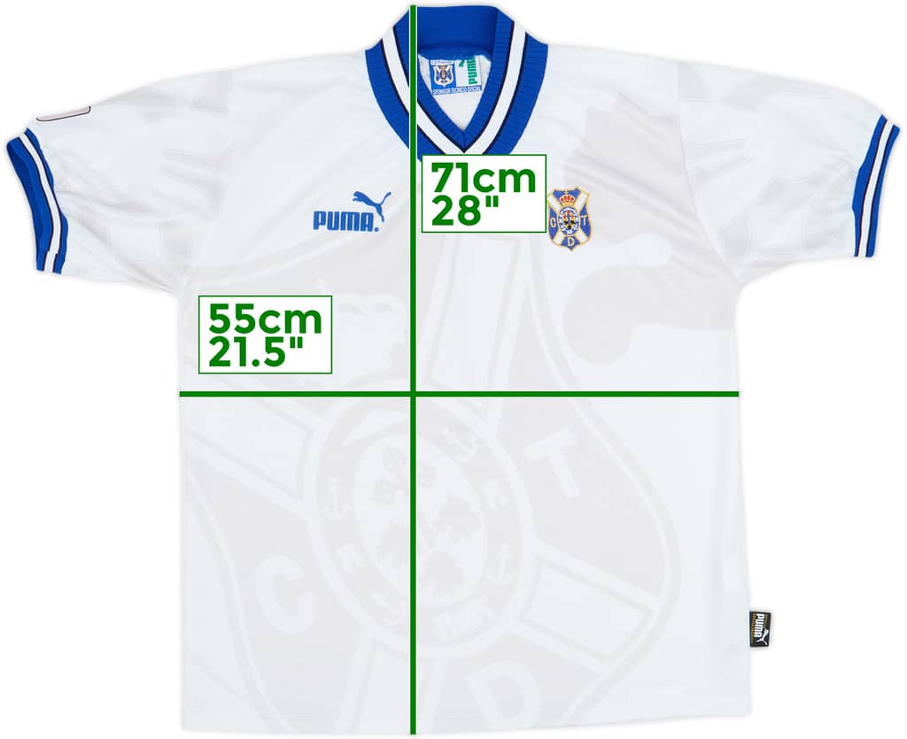 1996-97 Tenerife Home Shirt - 8/10 - (L)