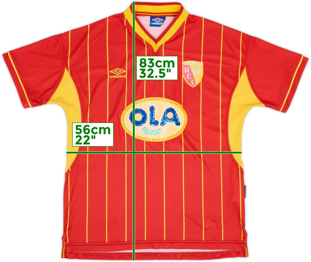 1999-00 Lens Home Shirt - 5/10 - (XL)