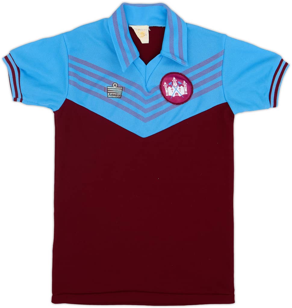 1976-80 West Ham Home Shirt - 6/10 - (S.Boys)
