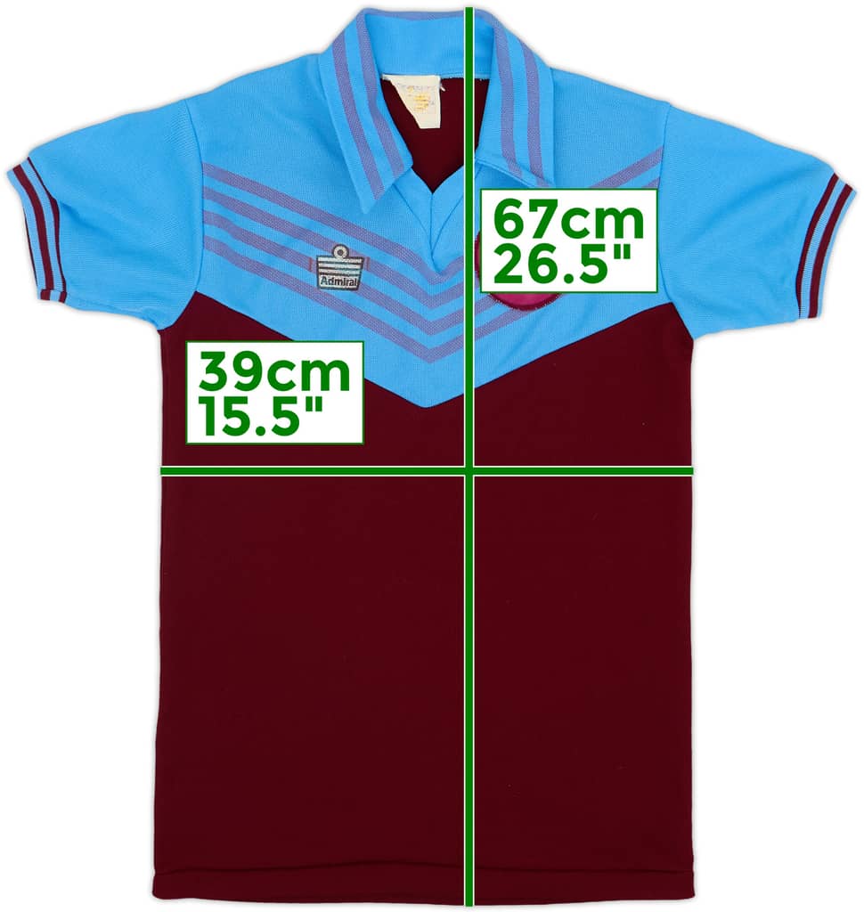 1976-80 West Ham Home Shirt - 6/10 - (S.Boys)