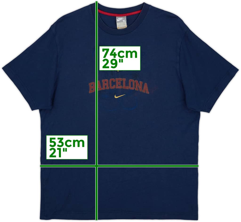 2008-09 Barcelona Nike Cotton Tee - 10/10 - (XL)