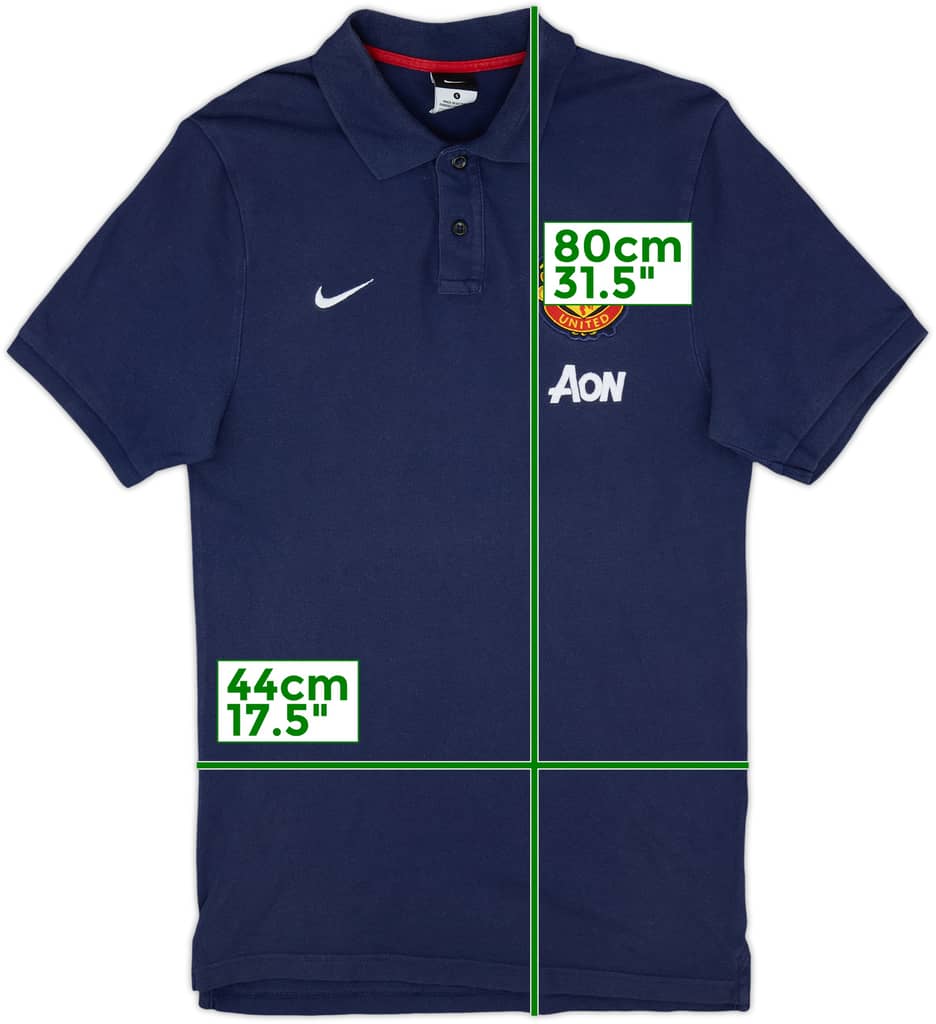 2014-15 Manchester United Nike Polo Shirt - 8/10 - (S)