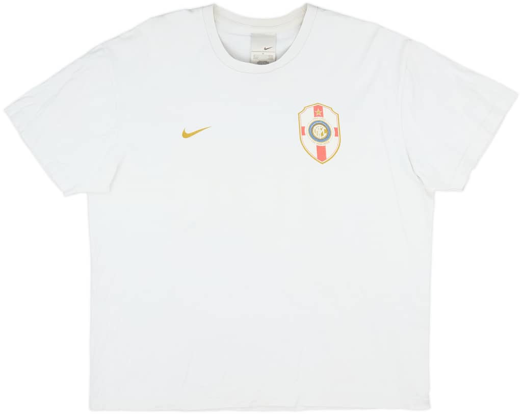 2007-08 Inter Milan Nike 100 Years Graphic Tee - 5/10 - (XL)