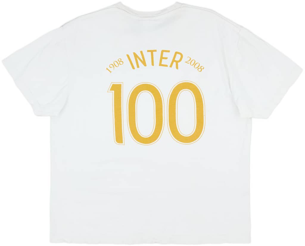 2007-08 Inter Milan Nike 100 Years Graphic Tee - 5/10 - (XL)