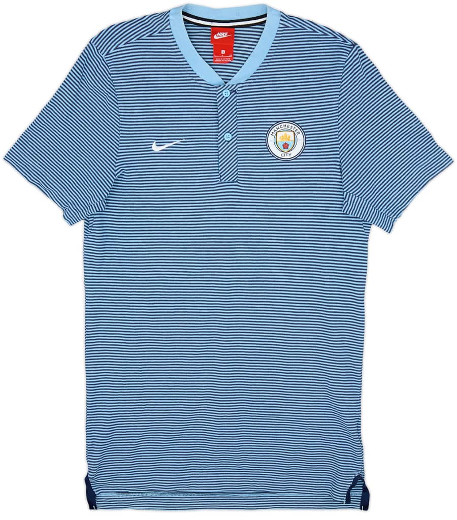 2017-18 Manchester City Nike Polo Shirt - 9/10 - (S)