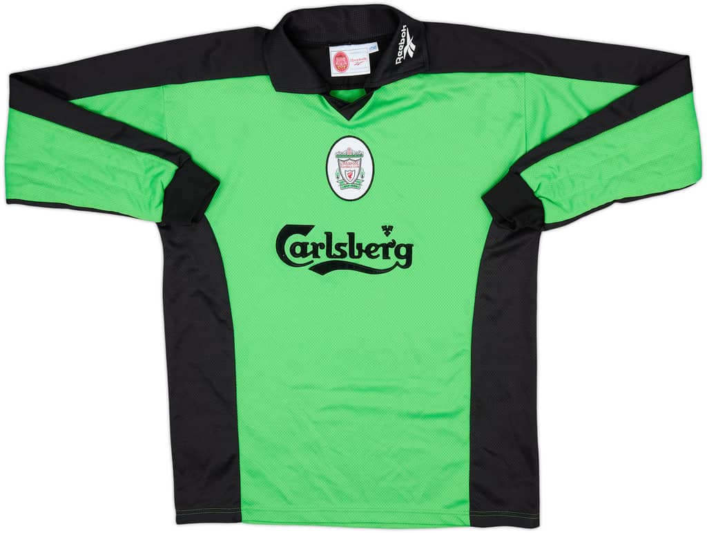1997-98 Liverpool GK Shirt - 9/10 - (Y)
