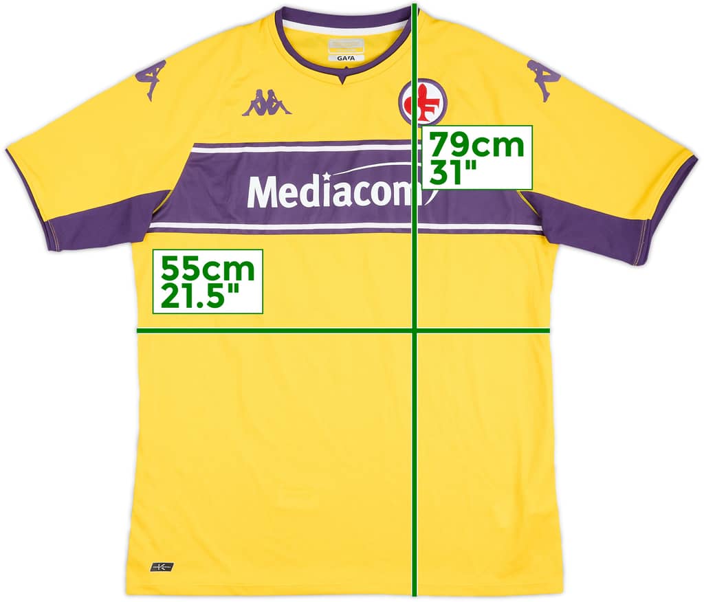 2021-22 Fiorentina Third Shirt - 8/10 - (XXL)