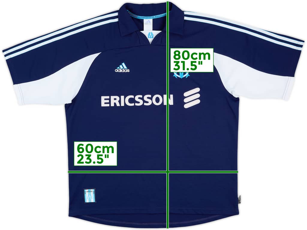 1999-00 Olympique Marseille Away Shirt - 5/10 - (XL)