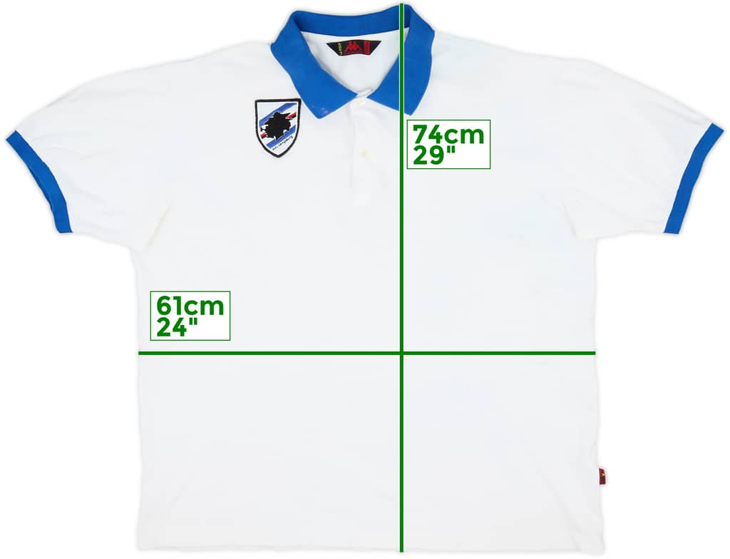 2010-11 Sampdoria Kappa Polo Shirt - 6/10 - (XXL)