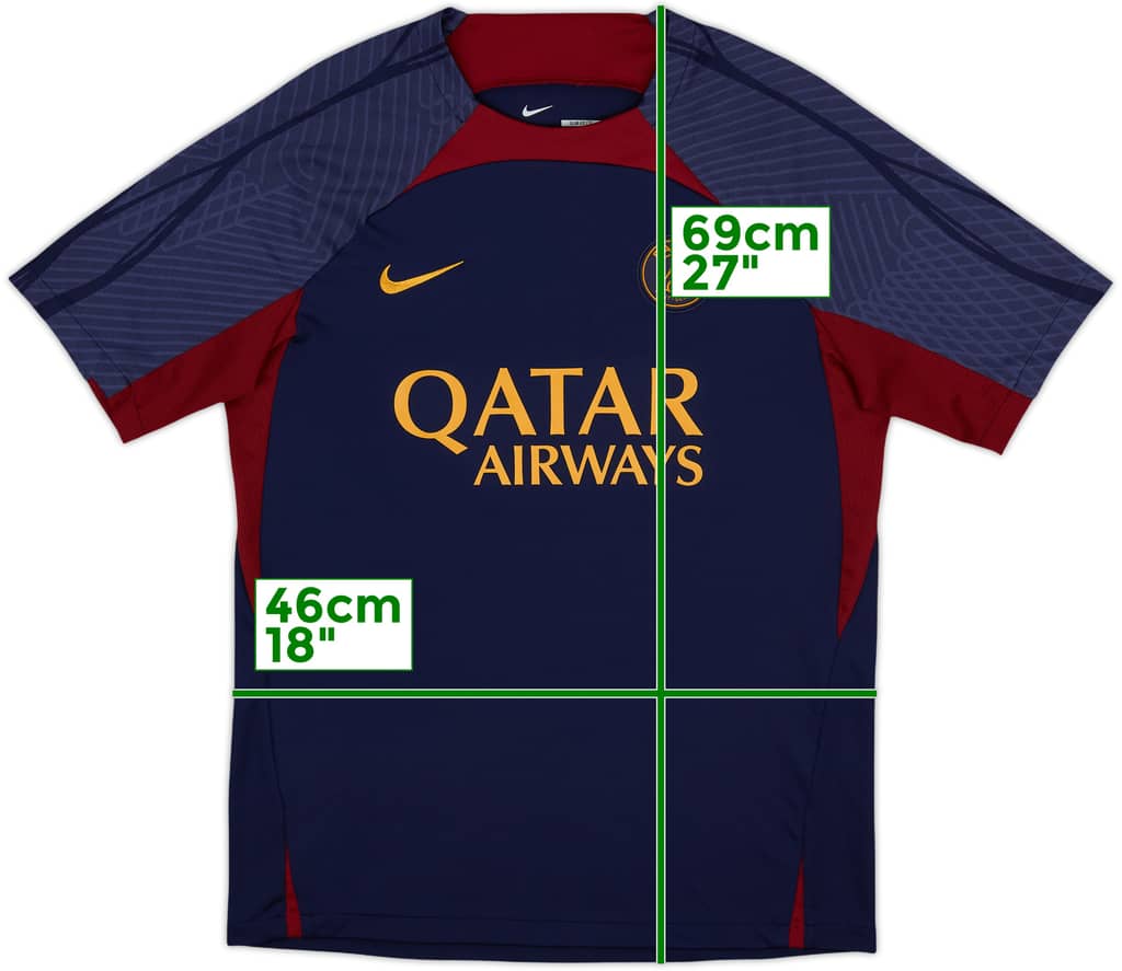 2023-24 Paris Saint-Germain Nike Training Shirt - 9/10 - (M)