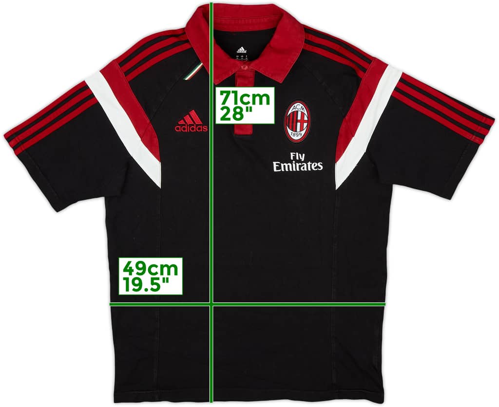 2014-15 AC Milan adidas Polo Shirt - 7/10 - (M)