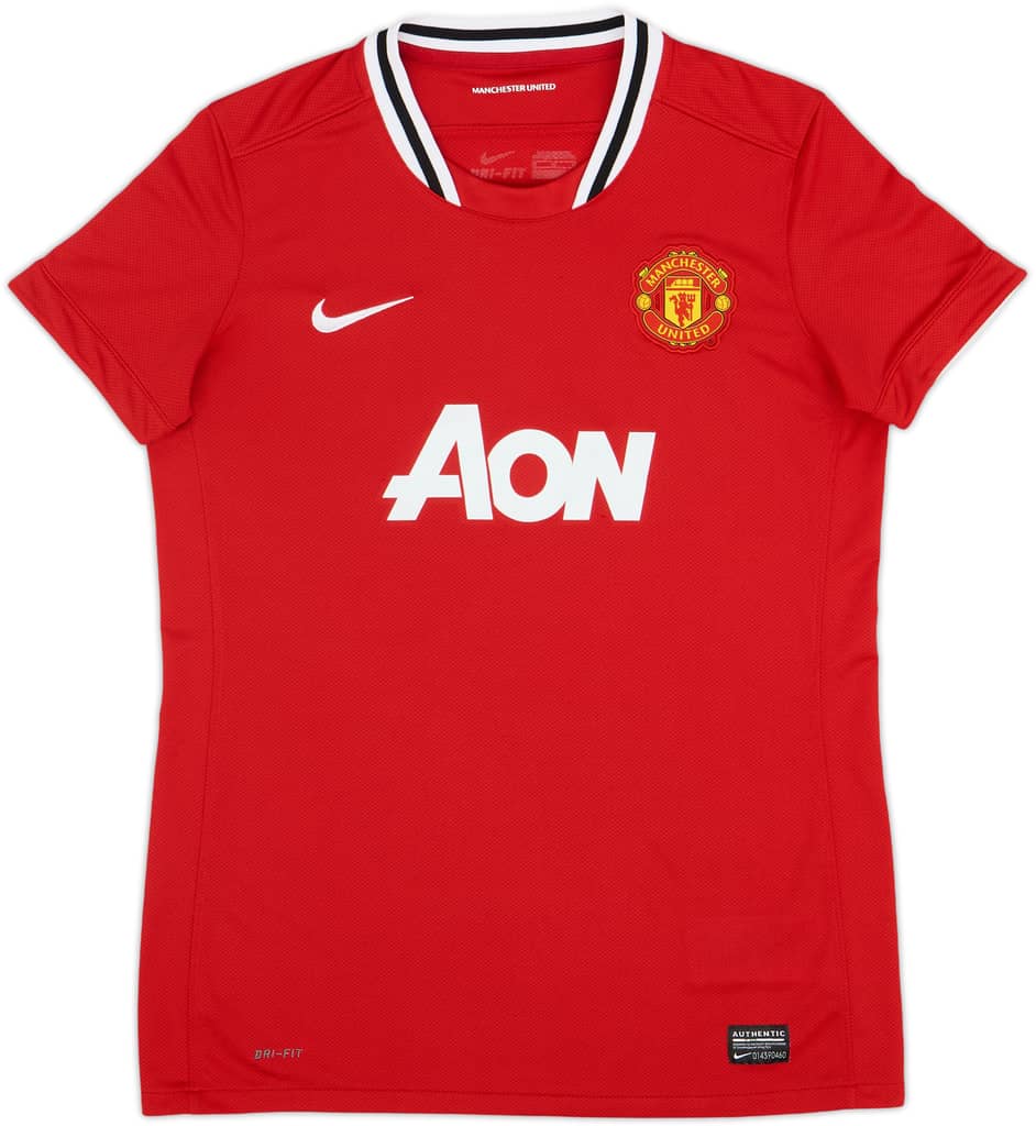 2011-12 Manchester United Home Shirt - 9/10 - (Women's M)