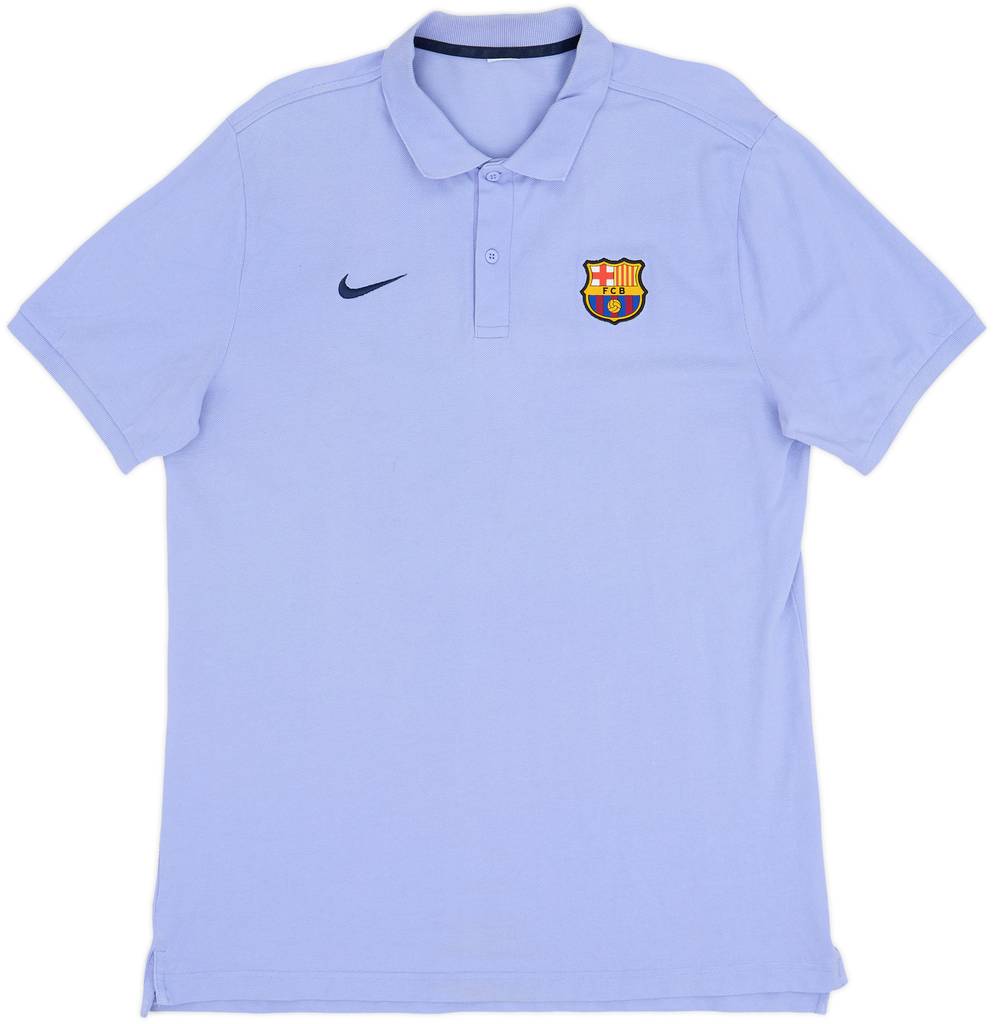 2021-22 Barcelona Nike Polo Shirt - 7/10 - (L)