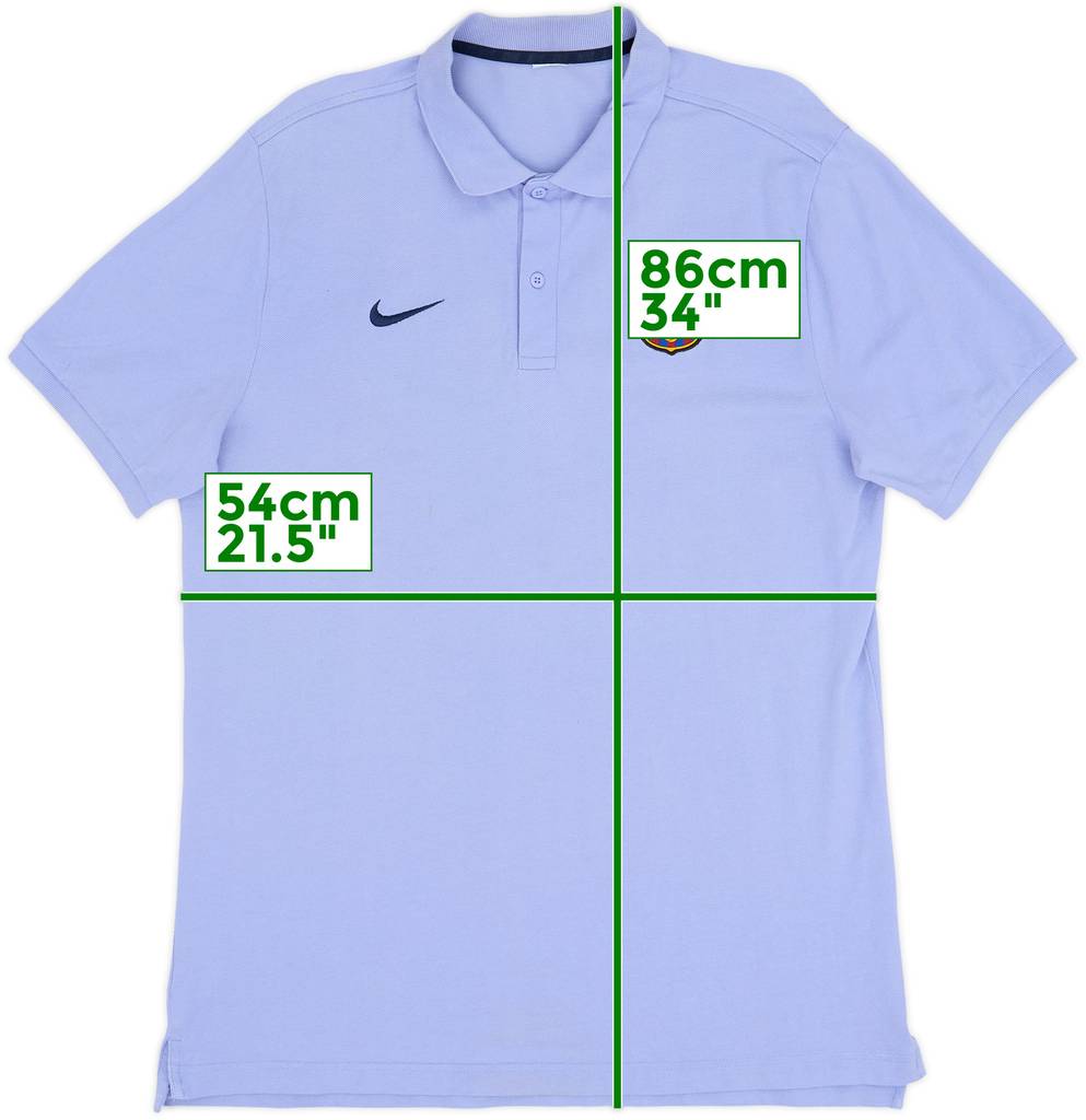 2021-22 Barcelona Nike Polo Shirt - 7/10 - (L)