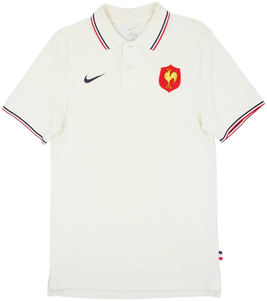 2011 France Rugby Nike Polo Shirt - 9/10 - (S)