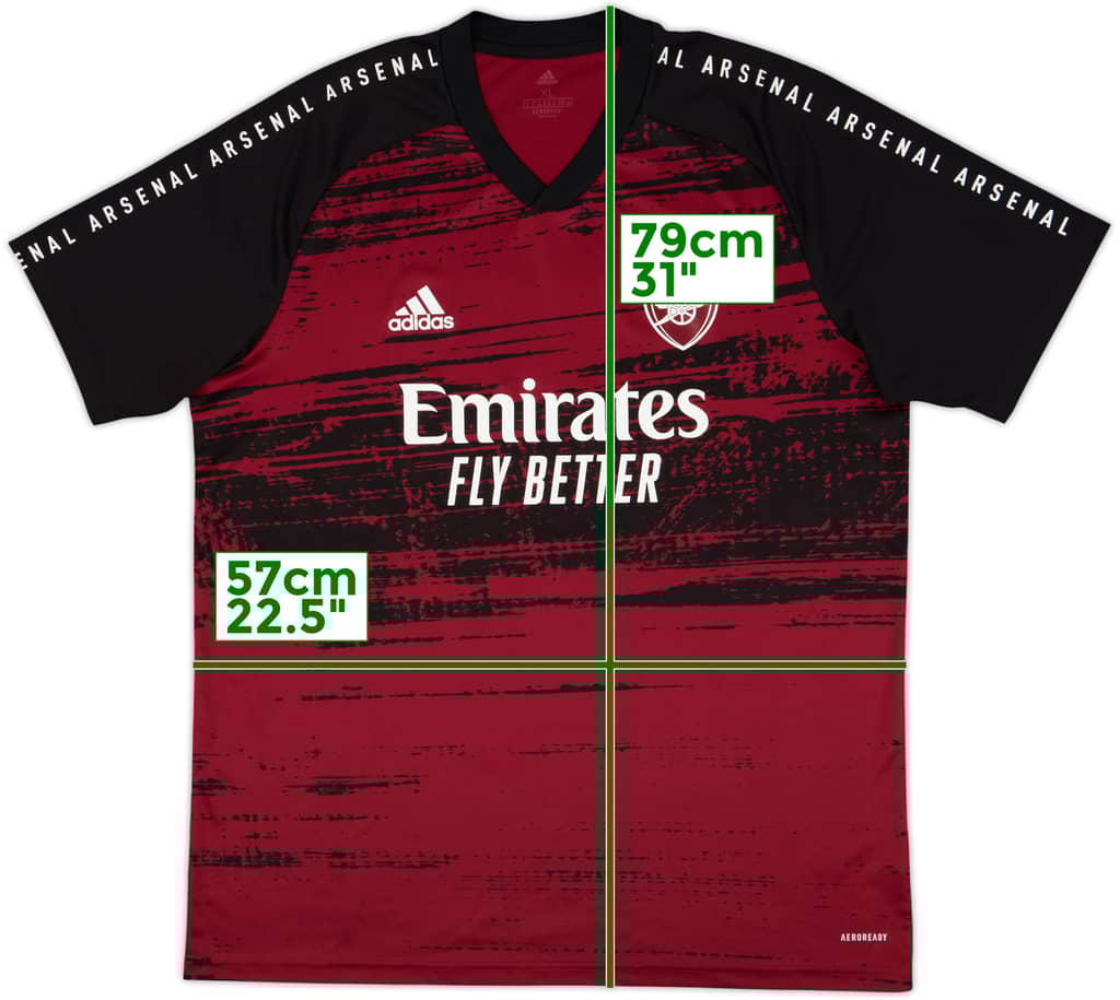 2020-21 Arsenal adidas Training Shirt - 8/10 - (XL)