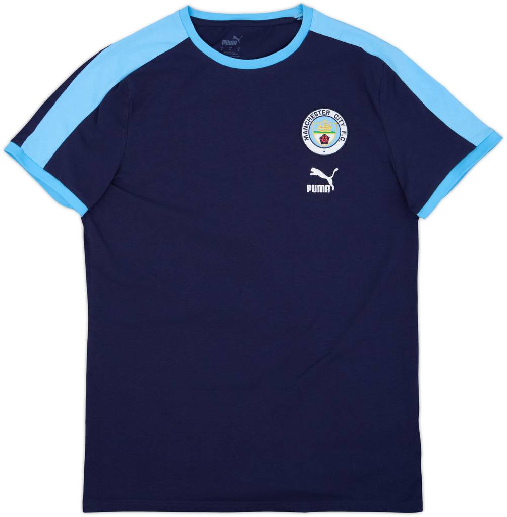 2021-22 Manchester City Puma Camiseta de Algodón - 9/10 - (L)