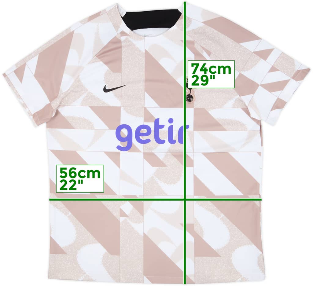 2023-24 Tottenham Nike Training Shirt - 10/10 - (XL)