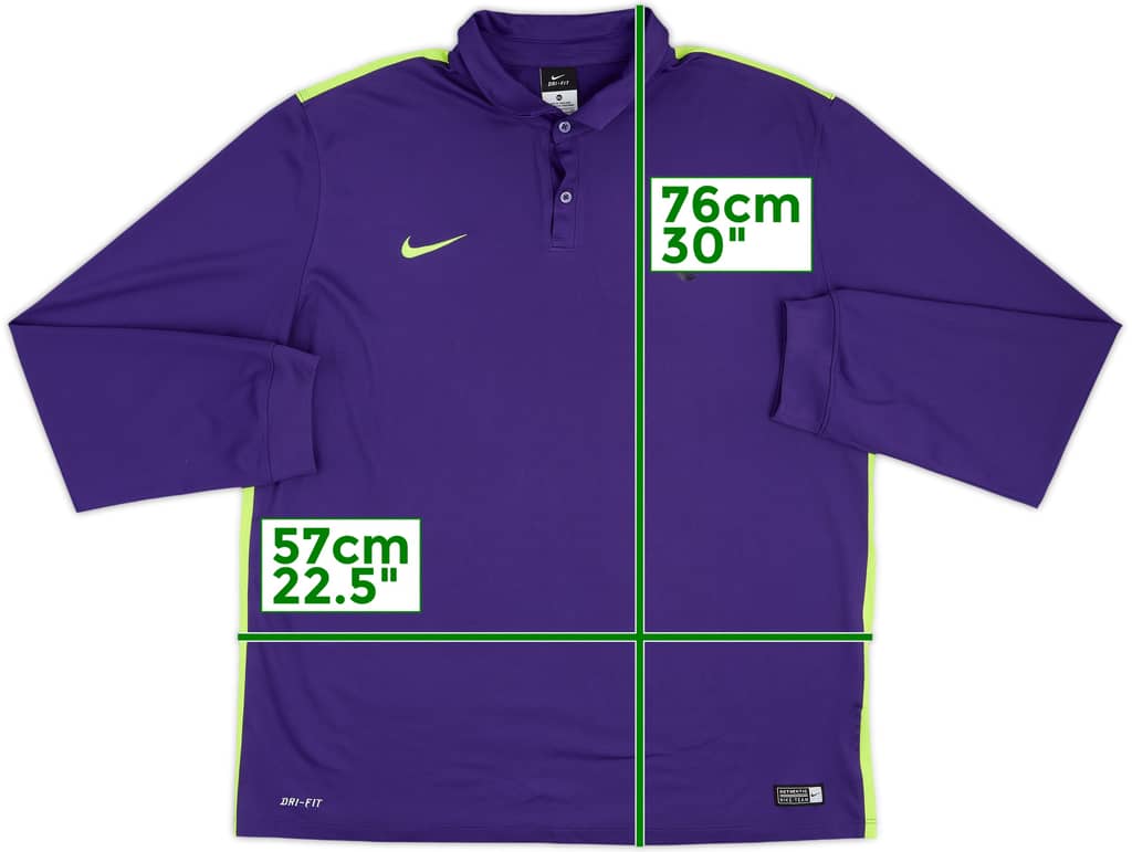 2014-15 Nike Template Training L/S Shirt (Tottenham) - 9/10 - (XL)