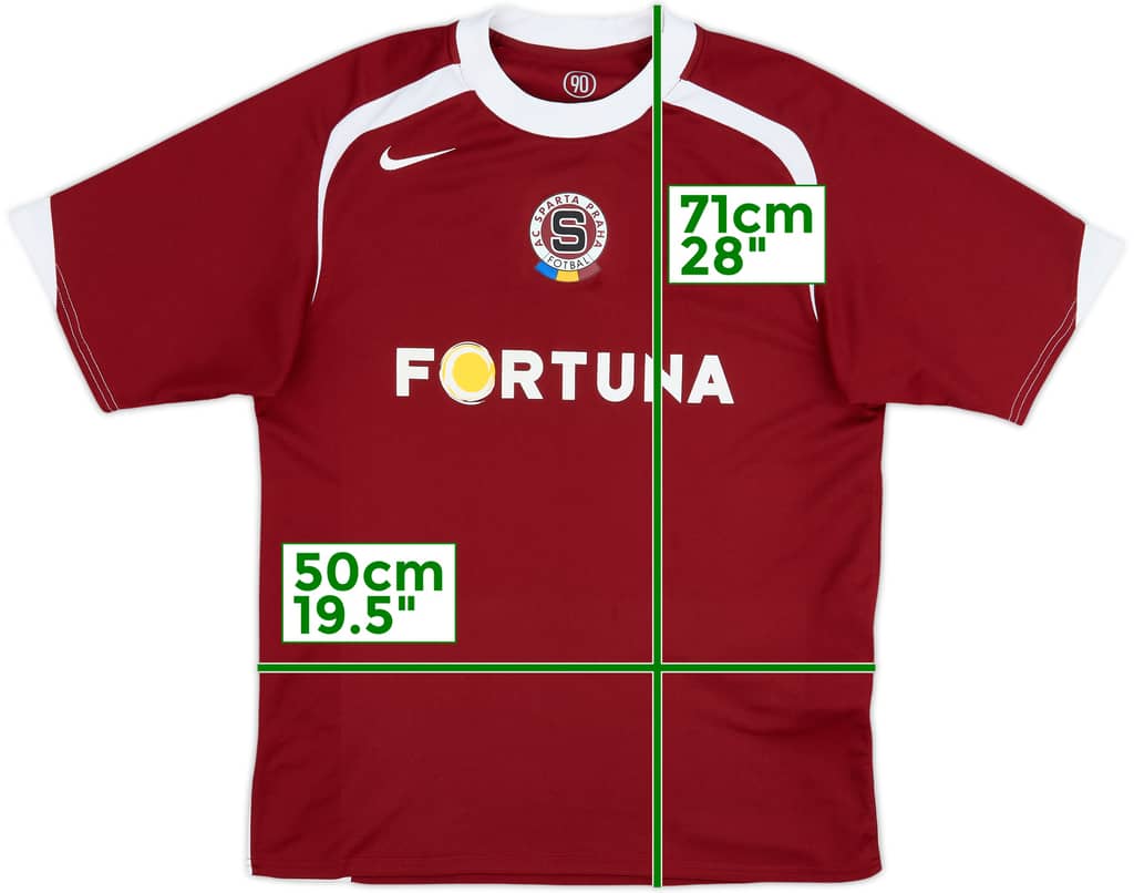 2006-07 Sparta Prague Home Shirt - 8/10 - (M)