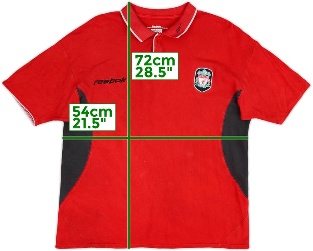 2002-04 Liverpool Reebok Polo Shirt - 6/10 - (L)