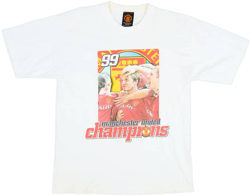 1999 Manchester United Graphic Tee - 7/10 - (L)
