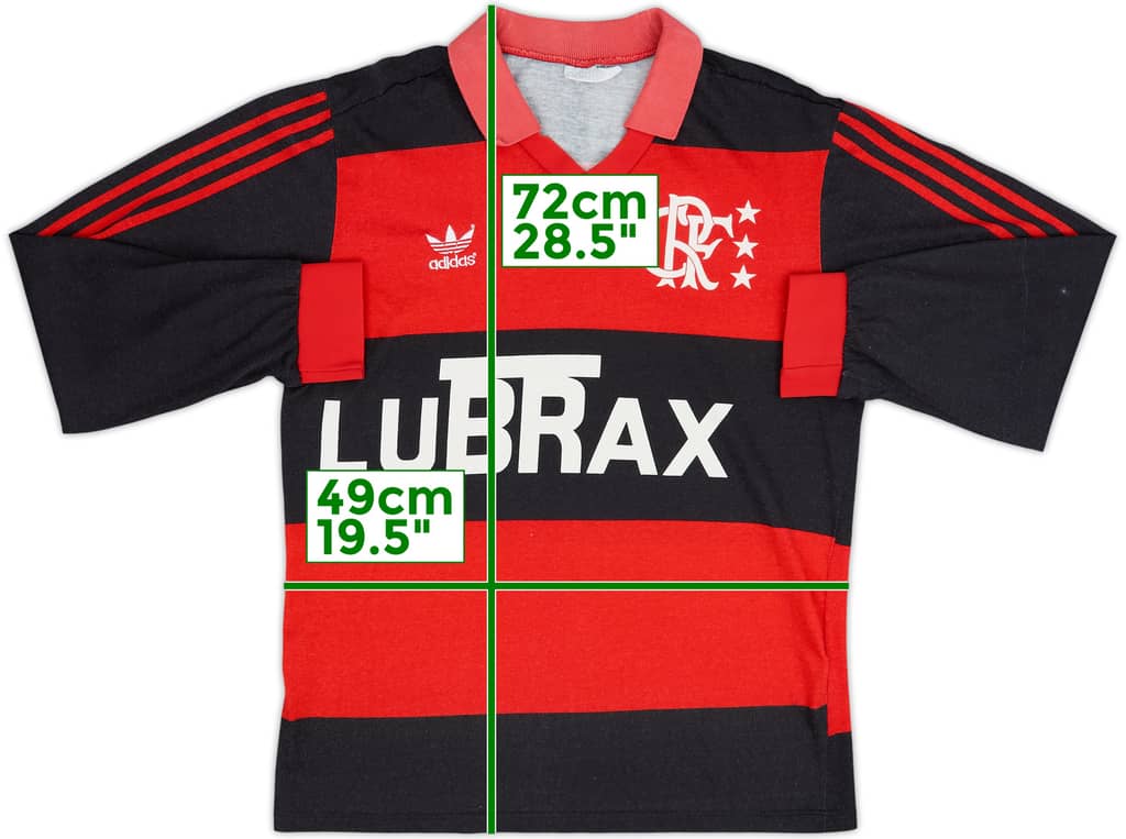 Camiseta de manga larga de local de Flamengo 1990-92 - 6/10 - (L)