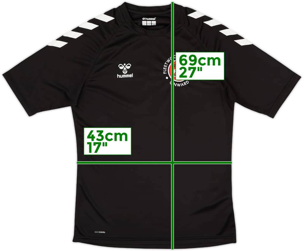 2018-19 Fleetwood Town Hummel Training Shirt - 8/10 - (S)