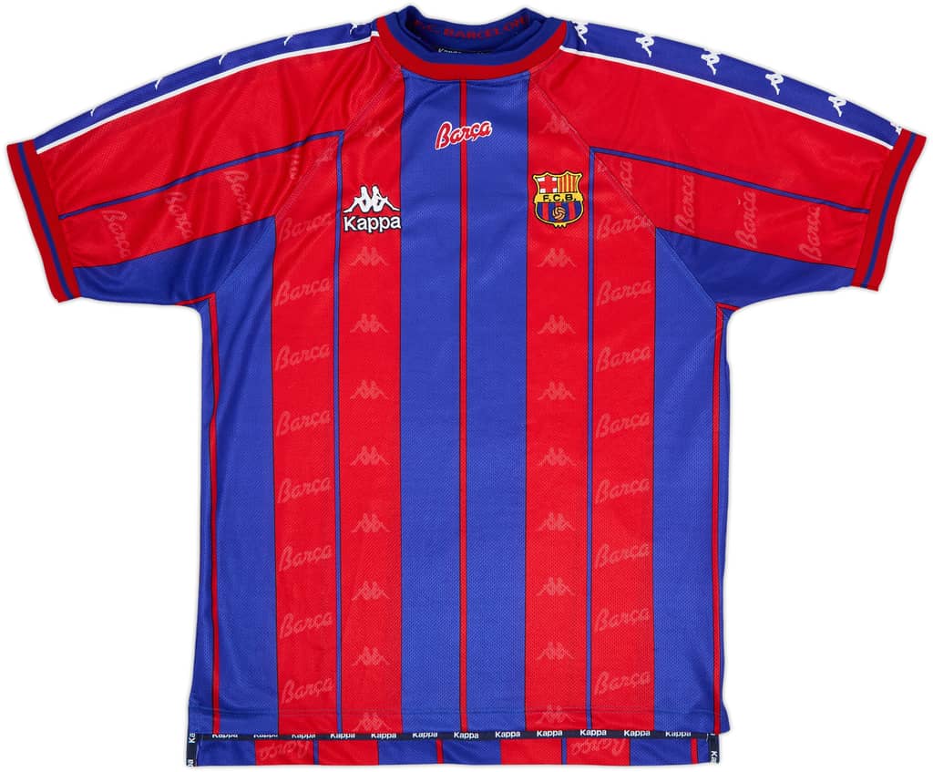 1997-98 Barcelona Home Shirt - 8/10 - (L)