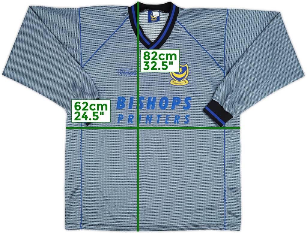 2000-02 Portsmouth GK Shirt - 8/10 - (XL)