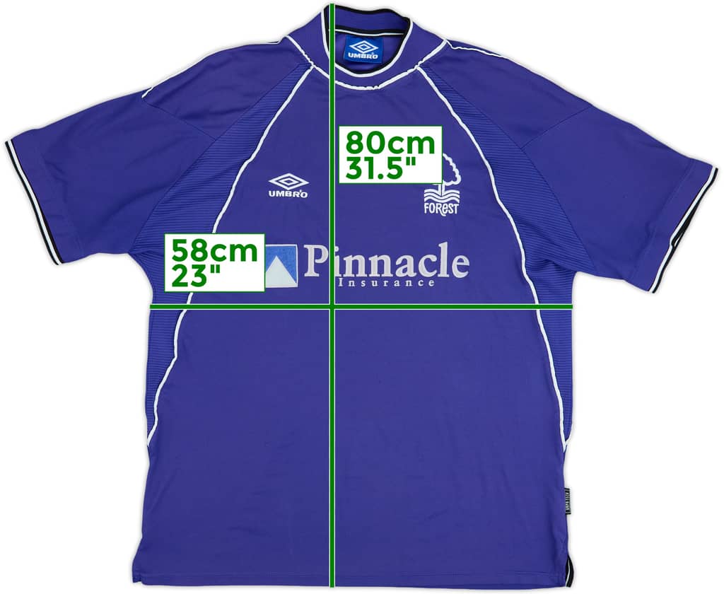 1999-01 Nottingham Forest Away Shirt - 6/10 - (L)